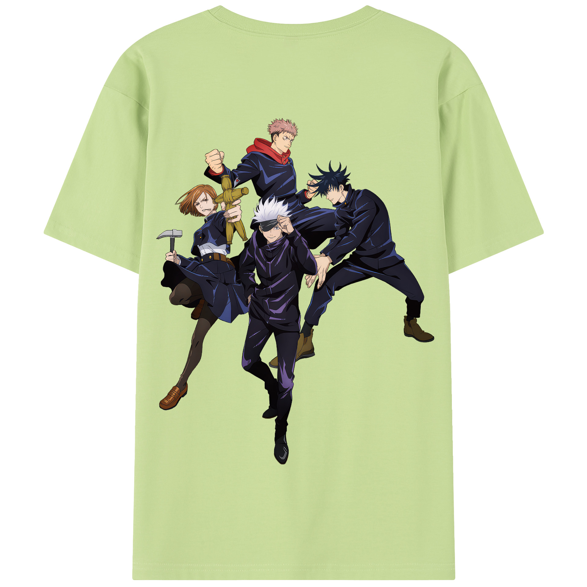 （画像用） 呪術廻戦 Jujutsu Kaisen 綿100％半袖Tシャツ（背面プリント）